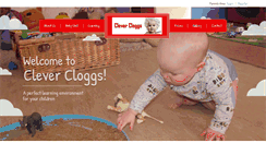 Desktop Screenshot of clevercloggsnursery.co.uk